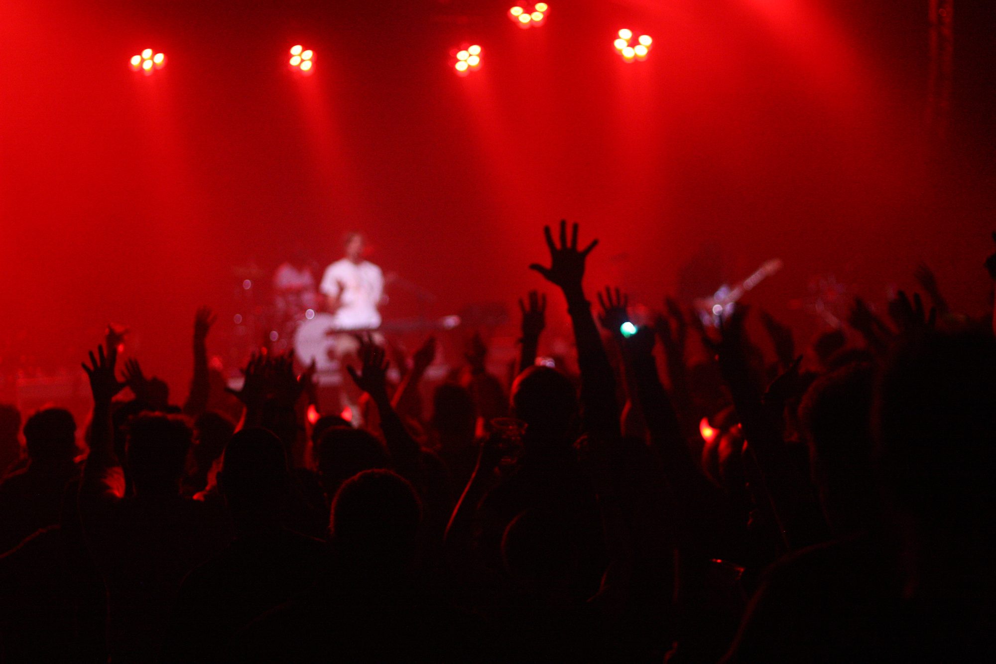 Cut Copy — Mountain Oasis Electronic Music Summit, Asheville, North Carolina (2013). Color photograph by Jeff Pearson.