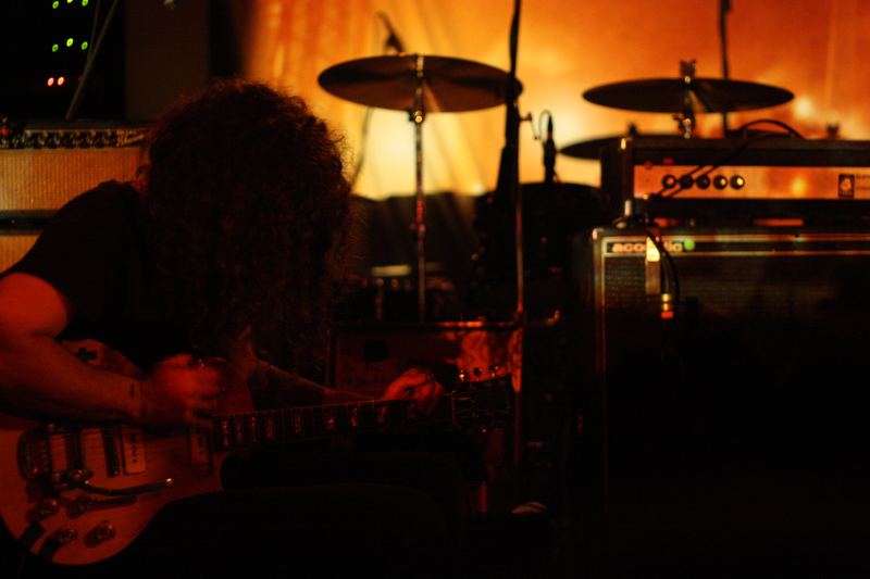 Godspeed You! Black Emperor — 40 Watt, Athens, Georgia (2011). Color photograph by Jeff Pearson.