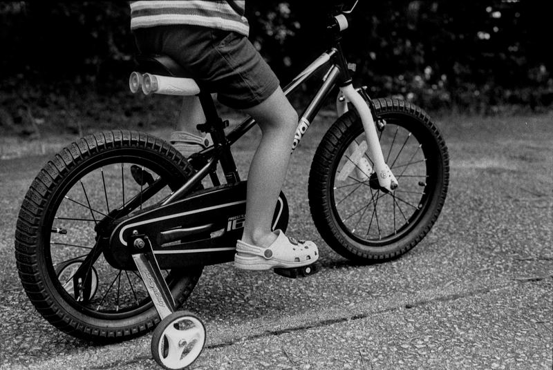 Afterschool — Home. Black and white photograph by Jeff Pearson.