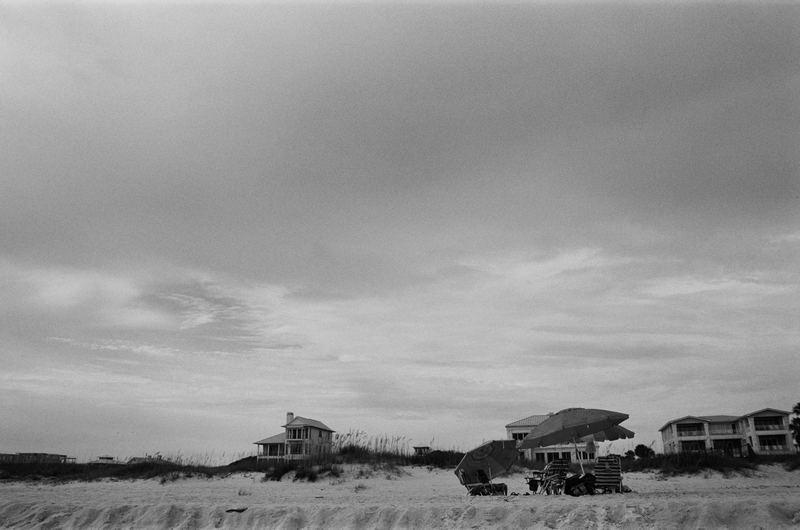 Untitled — Gulf Shores, Alabama. Black and white photograph by Jeff Pearson.
